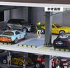 Scale Model Parking Lot Convenience Store MO936601 Moreart Pit Garage Diorama Diecast Car 1/64 [Used]