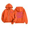 Kids Fashion Women's Lightweight Long Sleeve Zipper Hoodie Printed Hoodie With Pockets