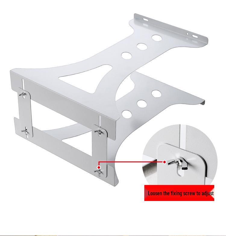 Adjustable Under-Desk Metal Computer Bracket for Hanging Support