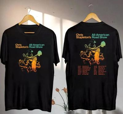 Maglietta Tour Chris Stapleton 2025, taglia S-4XL