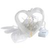 LED herzförmige hängende Vorhang Lichter String Net Weihnachten Home Party Home Decor