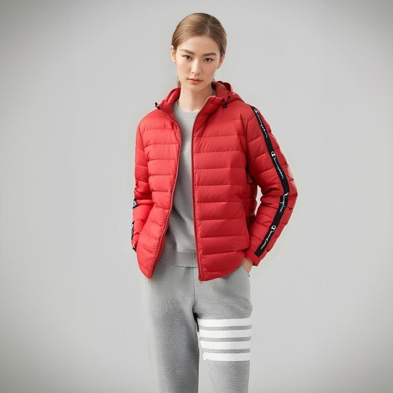 Winter new fashion hooded light and warm men's slim casual white duck down autumn and winter down jacket