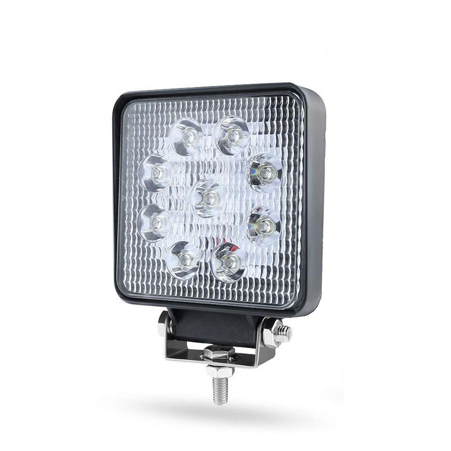 4.5Inch 9LED 45W 6500K Aluminum Square Work Light Fog Driving Lamp Offroad