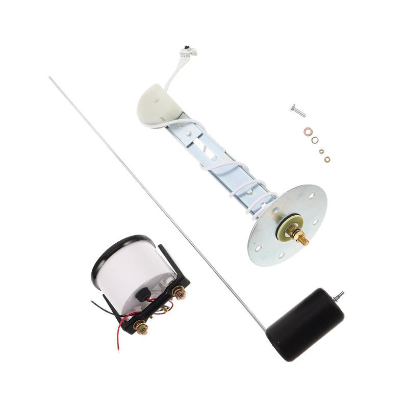 1Set 52Mm Automotive Fuel Gauge with Oil Tank Float Sensor for Car Truck Motorcycle Boat Rv Atv Yacht Marine Gas Level Indicator