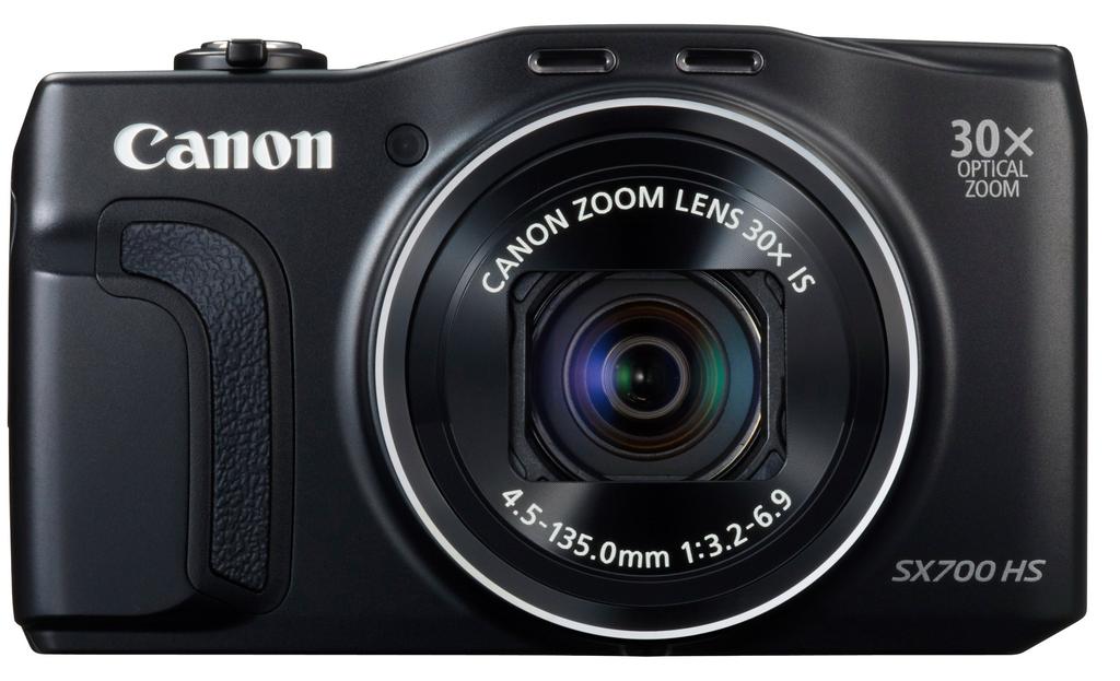 Canon PowerShot SX700 HS Digital 30x Optical Camera, Black, Zoom, PSSX700HS(BK)
