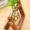 Plant Propagation Station Plant Terrarium with Wooden Stand Unique Gardening Birthday Gifts Home Office Garden Decor 3