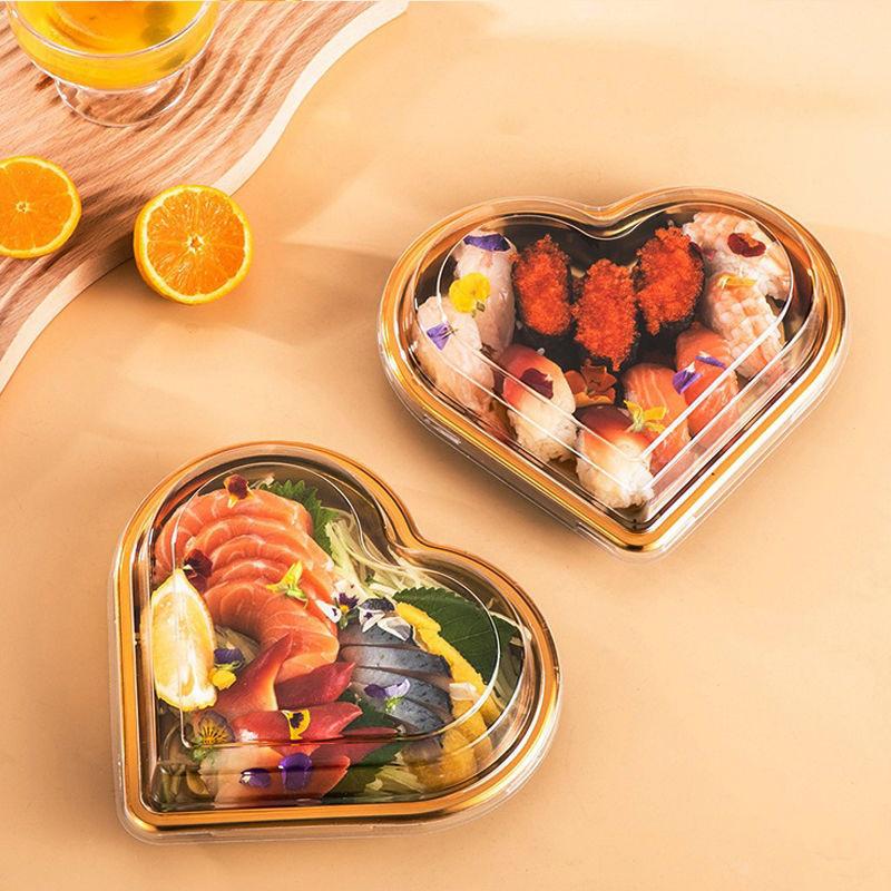 Boîtes à Fruits en Forme de Cœur 3 Pièces Avec Couvercle Contenants de Stockage pour Sucre Boîte Créative à Bijoux Bonbons Snacks pour Cadeau de la Saint-Valentin Décoration de Fête