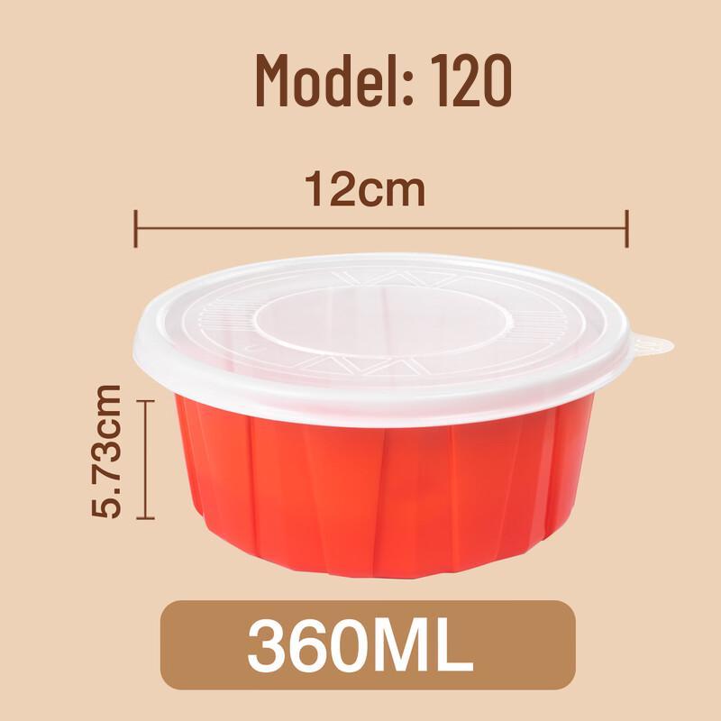 

Disposable Wheat Straw Takeaway Bowls with Lids
