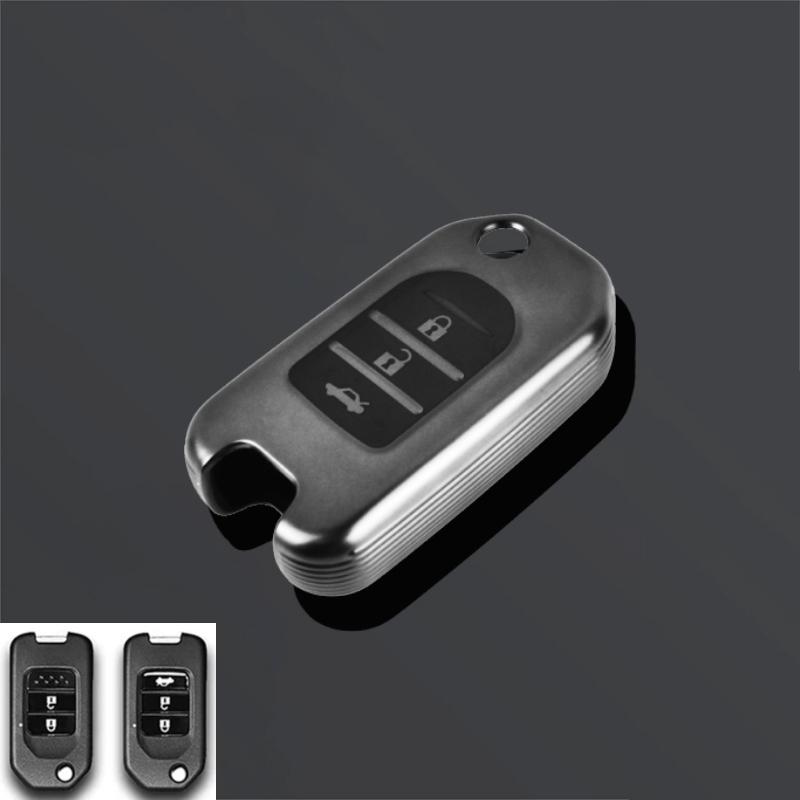 TPU Car Key Fob Pocket Cover Case For Honda Civic CR-V HR-V Accord Jade Crider Odyssey 2015- 2018 Remote Car Accessories