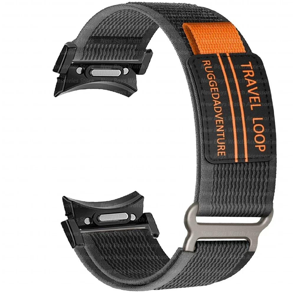 

Trail Loop Nylon Strap for Samsung Galaxy Watch 7 6 5 4 FE Band 40mm 44mm 6/4 Classic 46 43mm 42 47mm 5pro 45mm No Gaps Bracelet Galaxy 4classic 42mm