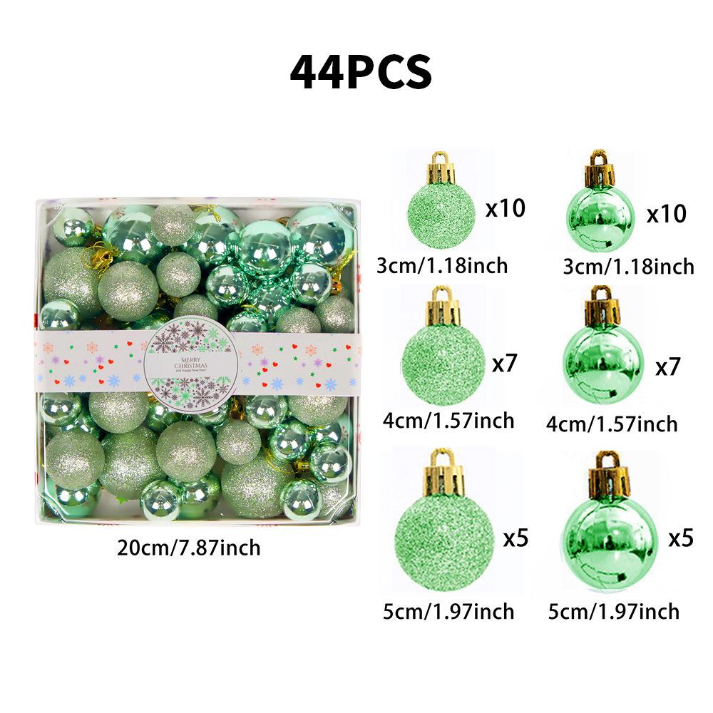 Irregular Electroplated Christmas Ball Ornaments: Painted Hanging Tree Decorations with Gift Box