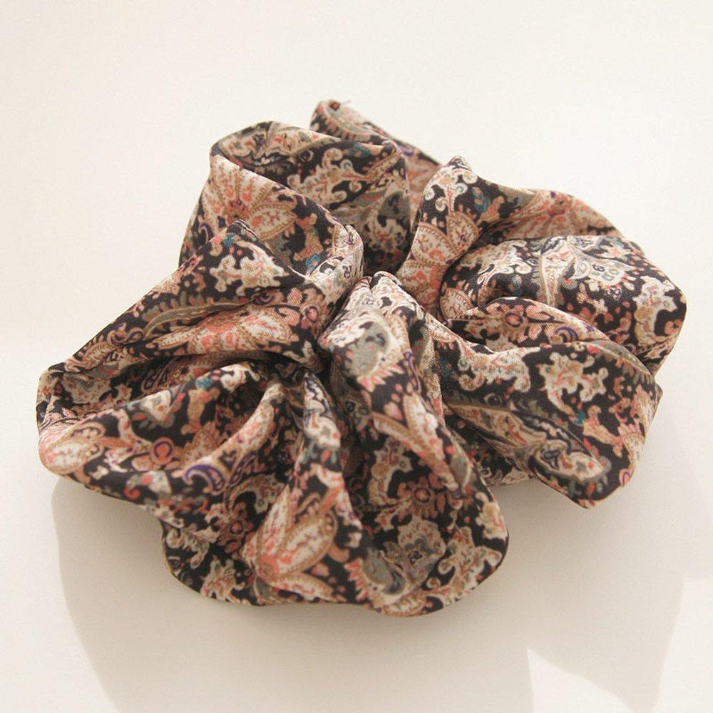 Jlauren Antique Silky Fabric Gopchang Scrunchie H01281