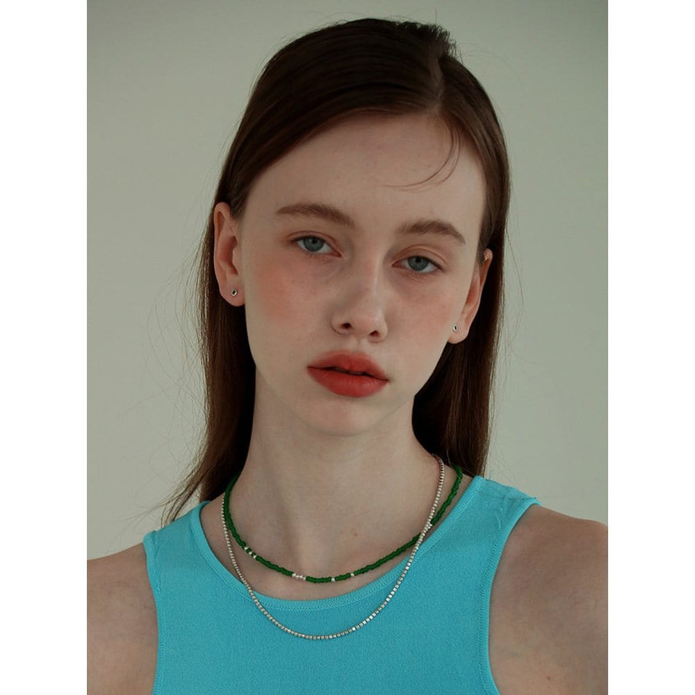 Green Beads Necklace