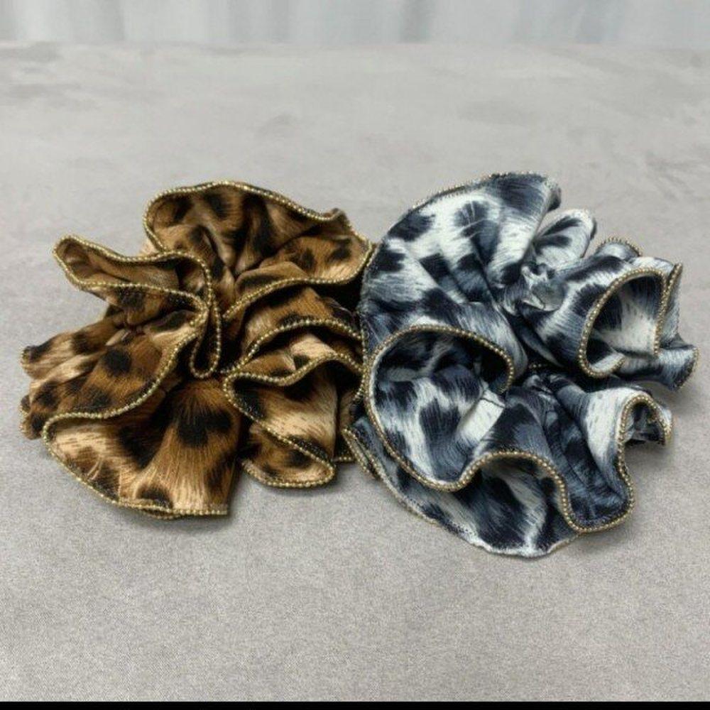 

Mno Леопардовый принт Хопи Гопчанг Повязка для волос Женская мода Аксессуары для волос brown