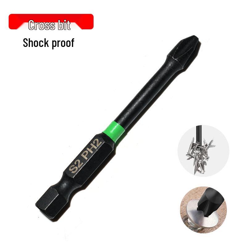 High Hardness S2 Magnetic Impact-Resistant Non-Slip Phillips Screwdriver Bit for Electric Drills