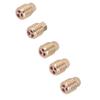 5Pcs 3D Printer Brass Nozzles Tight Connection Heat Resistant 500 Celsius  CHT Brass Nozzle for Bambu Lab