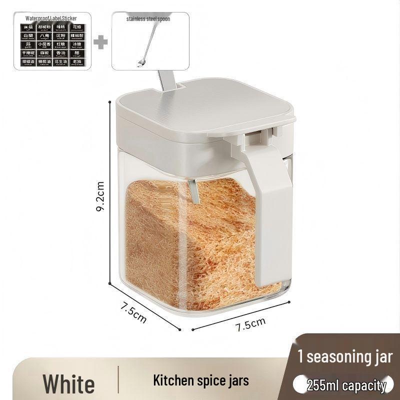 No-Drill Wall-Mounted Spice Rack & Seasoning Organizer