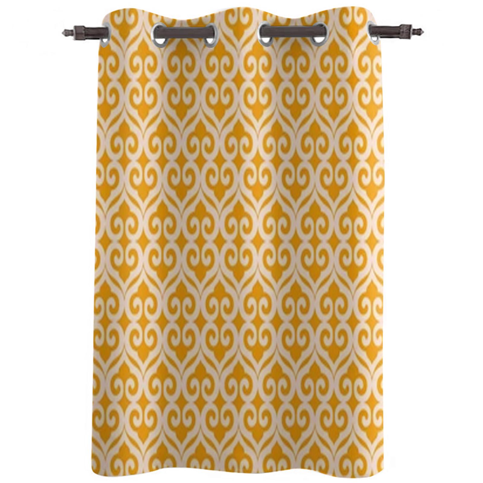 

Идиллические шторы с цветами и листьями эвкалипта для спальни, гостиной, оконные шторы, жалюзи, кухонный домашний декор, портьеры 135W x 60H(cm) x1