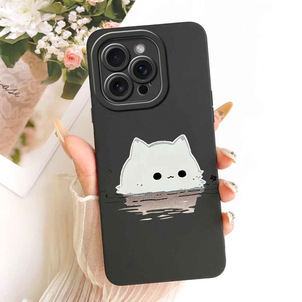 For iPhone 12 Pro A2407 A2341 Case Cute Cartoon Pattern Silicone Cover For iPhone 12Pro A2406 A2408 Phone Protection Cases