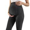 Maternity Leggings with Belly Support: Thin, Plus Velvet Pantyhose with Vertical Stripes for Spring/Autumn Outerwear.