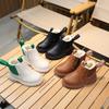 Winter Boots Kids Boys Girls Short Boots Black Beige Brown Velvet Chelsea Boots for Toddlers Nice Children Platform Shoes I07088