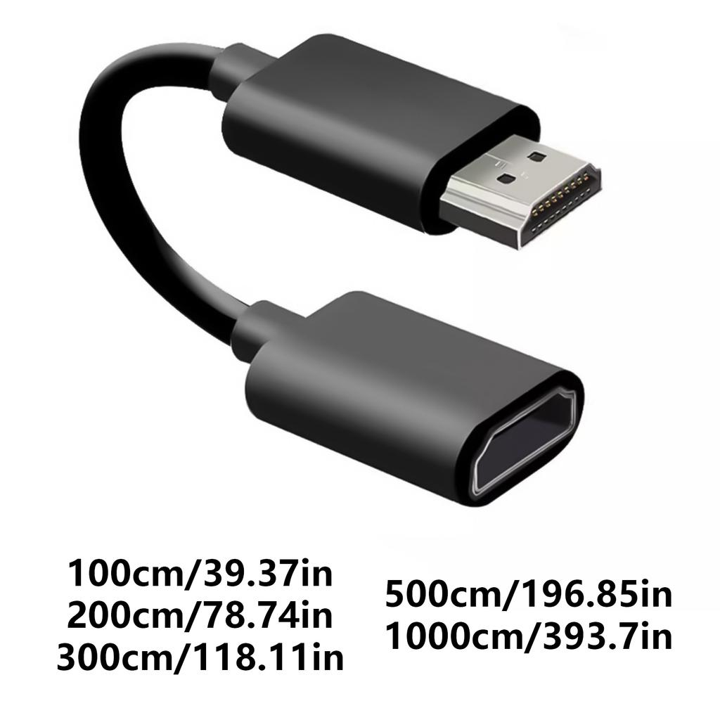 HDMI2.0 Extension Cable Male To Female Cable for 4K60Hz HDRs and 3D Content for Various Devices