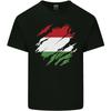 Gescheurde Hongaarse Vlag Hongaarse Dag Voetbal Kinder T-shirt Kinderen