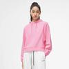Li Ning Fitness Series Einfarbiger Pullover Hoodie Damen Hoodies Rosa AWDT628-2