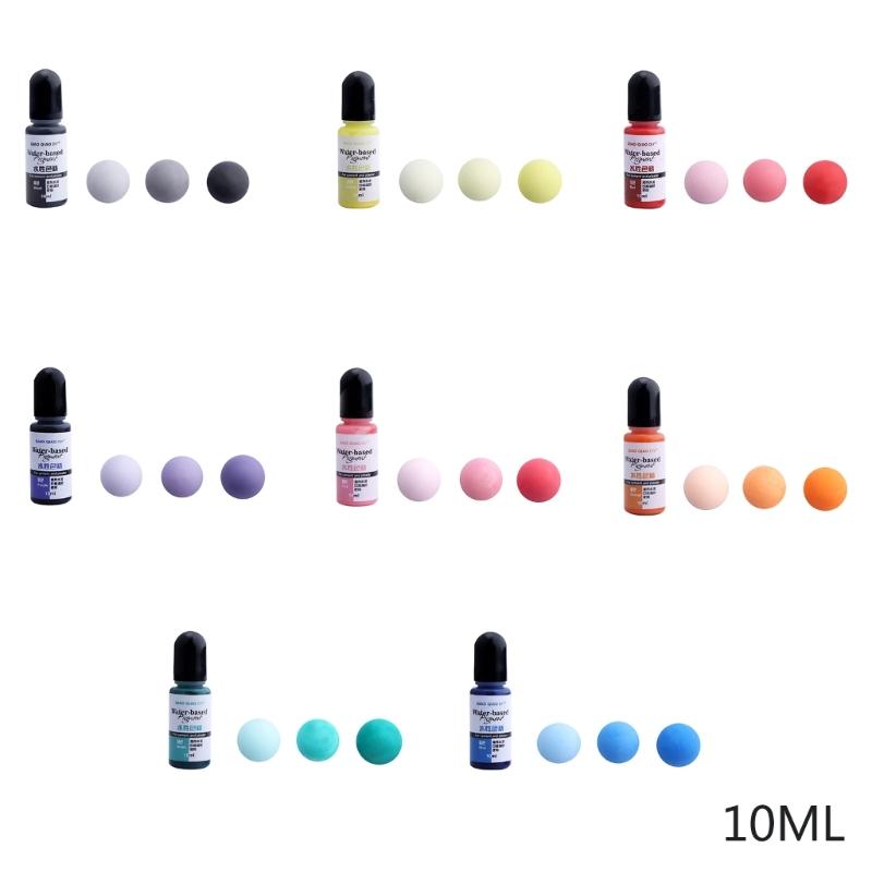 DIY Handmade Mold Color Mixing Pigment 8 Water Based Toner Options for Gypsum Cement Color Mixing Silicone Pigment