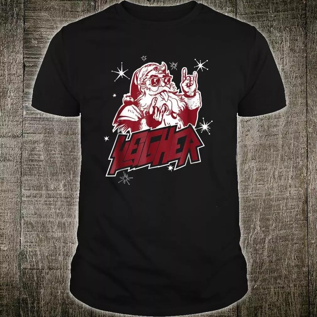Sleigher Santa Christmas Shirt Gift Family Black Unisex T-shirt All Size C173