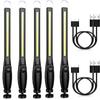 1-10pcs COB LED Flashlight Magnetic Work Light USB Rechargeable Torch Portable Lantern Inspection Light Camping Car Repair Lamp
