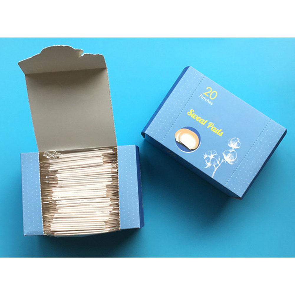 40pcs Armpits Sweat Pads Adult Disposable Underarm Sweat Absorbing Stickers