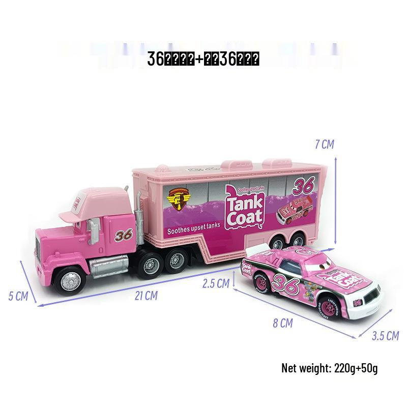 Mack Truck & Race Car Alloy Toy Set for Kids