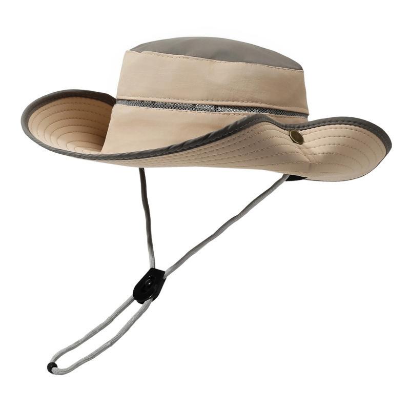 Summer Outdoor Sun Hat Men and Women Mountaineering Fishing Sun Protection Hat Bucket Hat Fashion Big Brim UV Protection Sun Hat