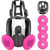 Gas Masks Survival Nuclear and Chemical, Full Face Gas Mask with 2097 Filters Against Dust