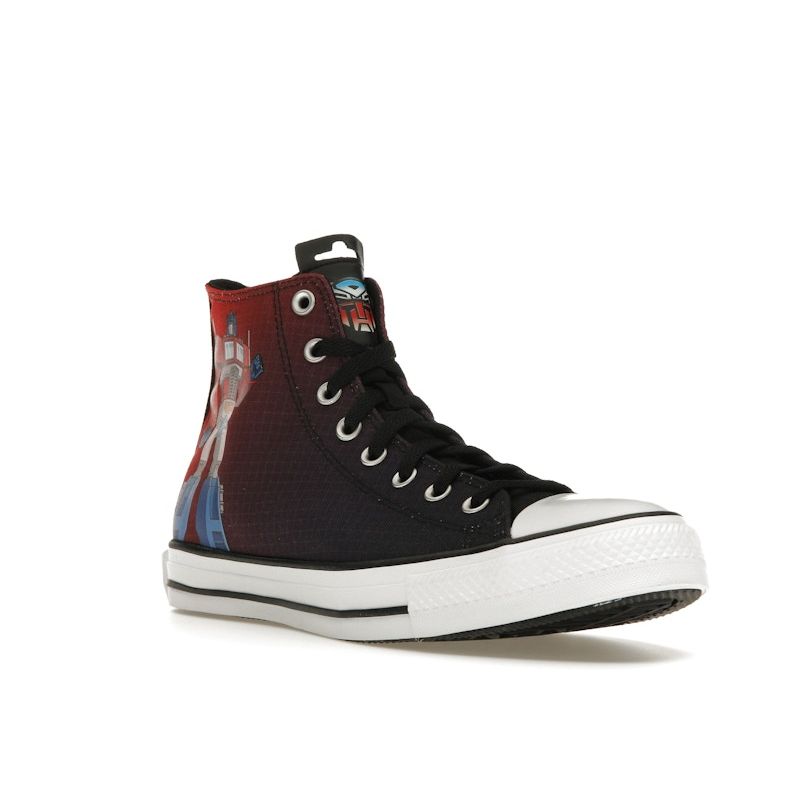 Transformers x Converse Chuck Taylor All Star High Autobots Unisex Sneakers Red Black Fever-Dream A11659C