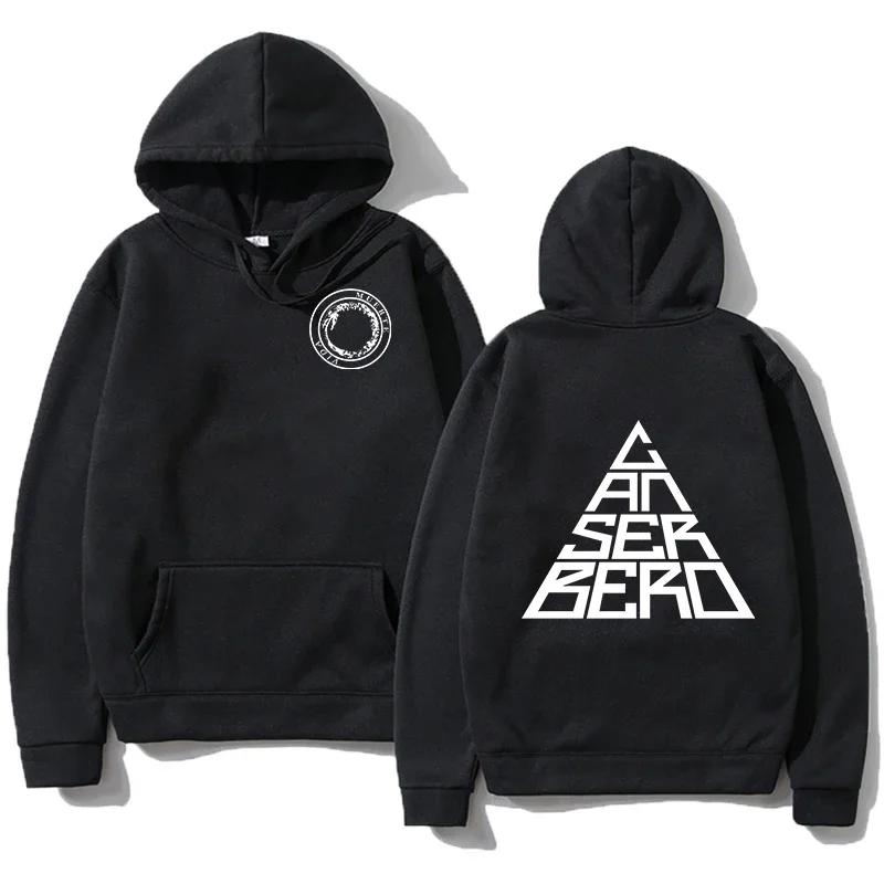 Men's Hooded Fleece Sweatshirt Autumn Loose Street Pullover