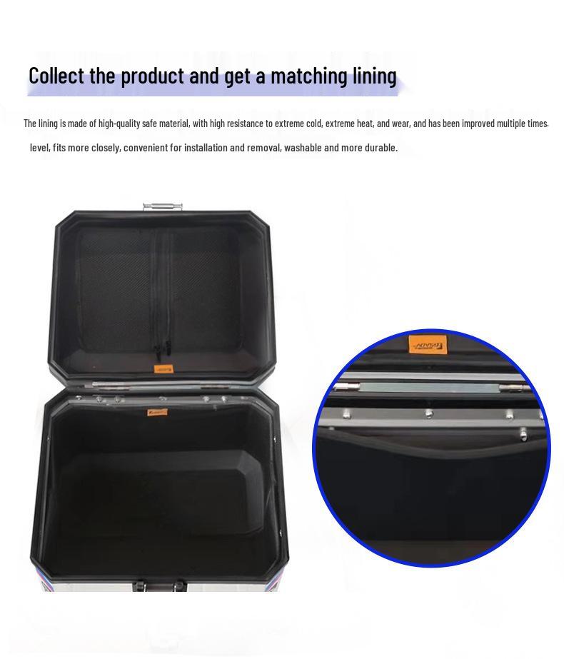 Aluminum Alloy Tail Box Guard Bar & Quick Release Rack for Zongshen 350D