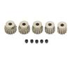 0.6M Pinion Gear Set Aluminium Alloy 3.175mm Hole 13T 14T 15T 16T 17T Pinion Motor Gear for SCX10 TRX4 1/8 1/10 Crawler
