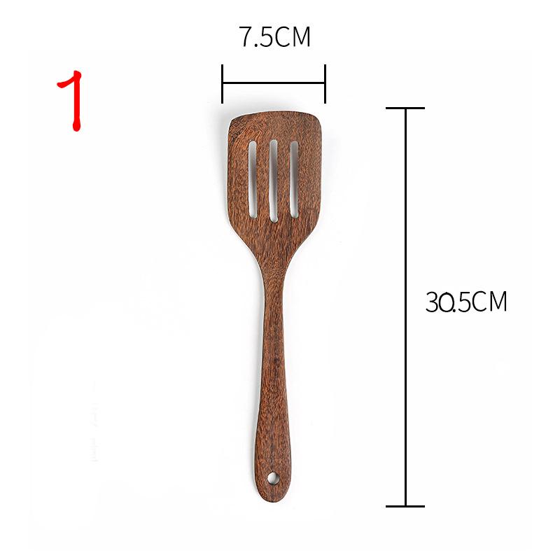 Wooden Spatula Kitchen Nonstick Dedicated Wooden Kitchenware Heat Resistant Wooden Cooking Shovel Spoon