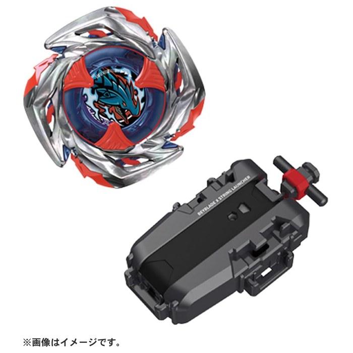 [Takara Tomy] Beyblade X UX 11 Starter Impact Drake - High Impact Attack Top with Special Color String Launcher and 9 60LR