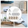 Essential Cleaning Accessories Filter Mop Cloths and Dust Bags with Additional Side Brushes for Conga 13090 Vacuum