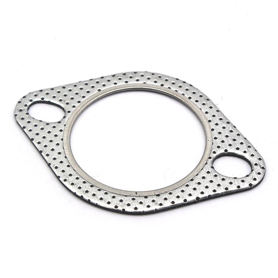 10PCS 2.5" 2-Bolt High Temp Exhaust Gasket Turbo/Header Down/Dump Pipe Flange