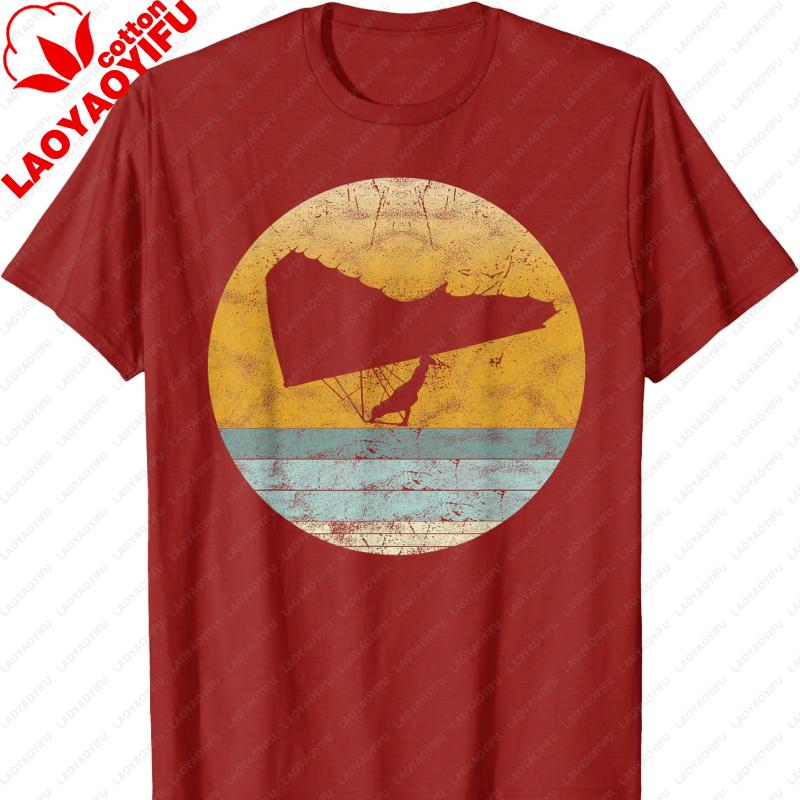 

Retro Hang Gliding Vintage Style Sport Gift for Men Women TShirt Harajuku Men Clothing Graphic T Shirts Vintage T Shirt Tops 3XL