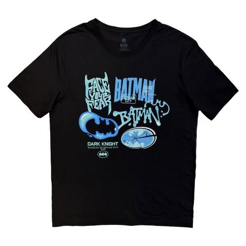 DC Comics Unisex Adult Batman Face Your Fear T-Shirt