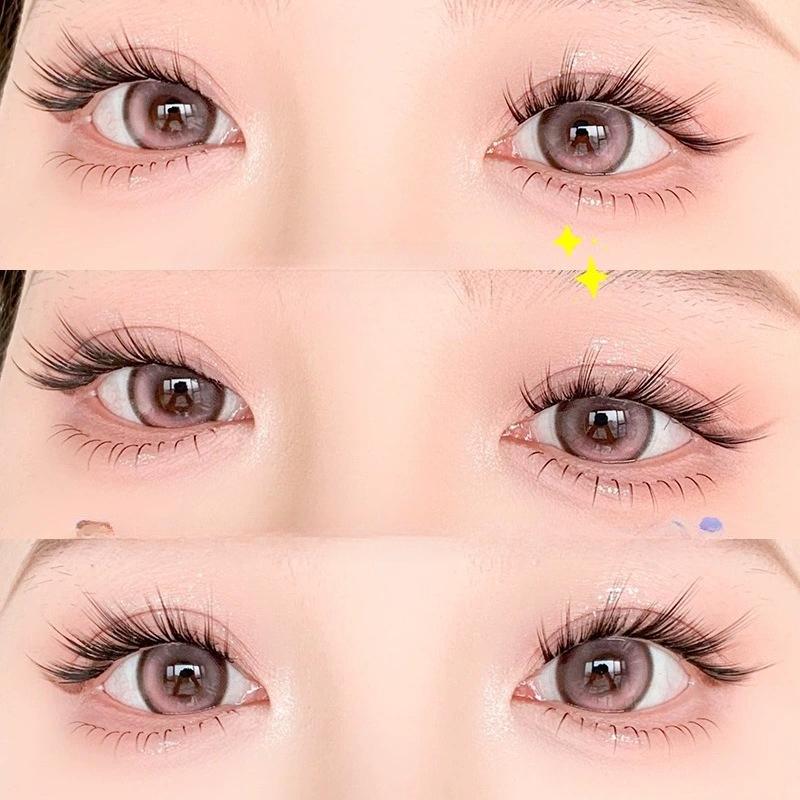 [Cold Fox] Whole one-piece natural false eyelashes Thick fox eye comic diagonal flying black terrier