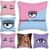 Hot Eyes Pillow Covers Cartoon Sofa Decorative Home C-Chiara Double-sided Printing Short Plush Cute Cushion F-Ferragnies Cover