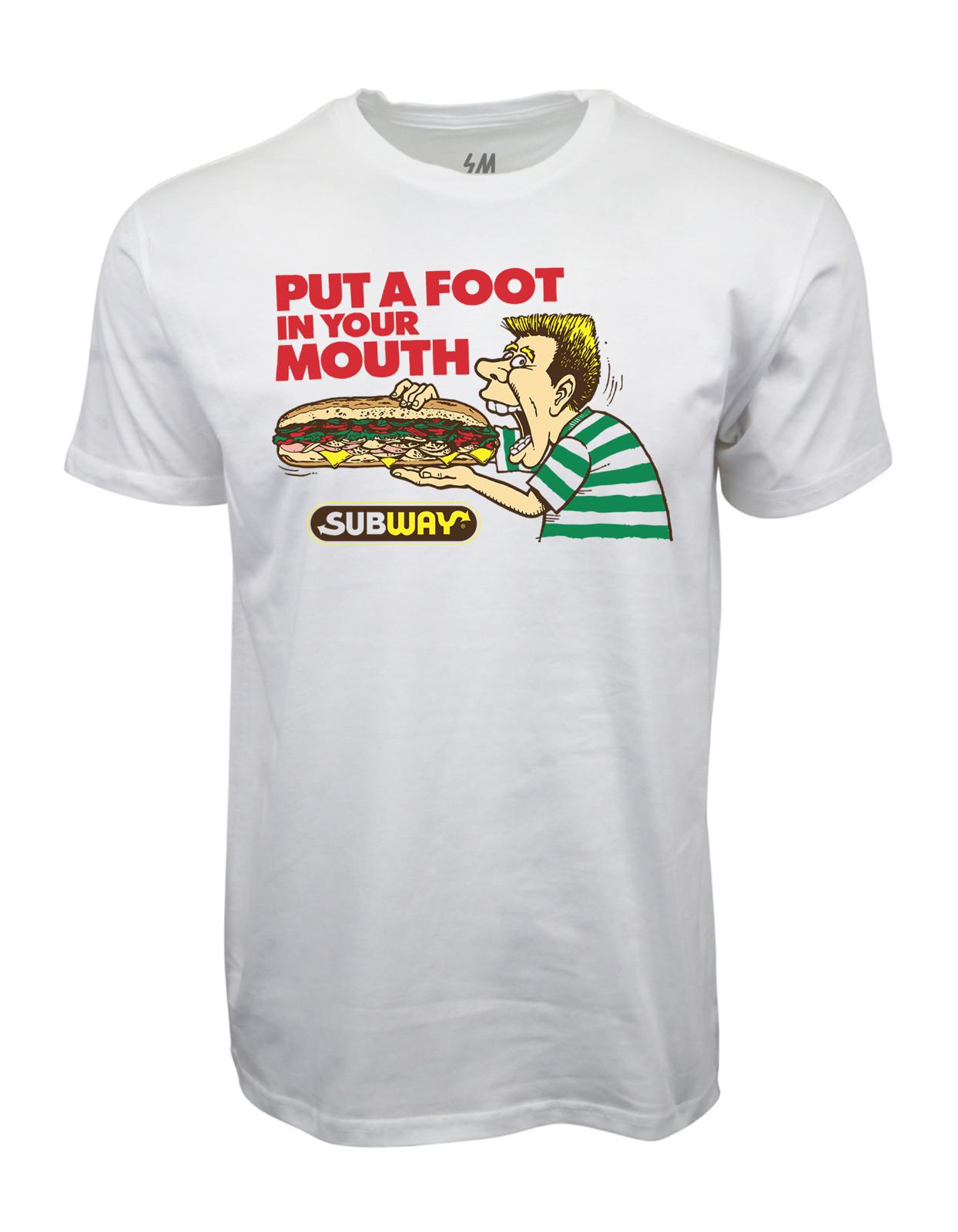 Put A Foot In Your Mouth Graphic T shirt S