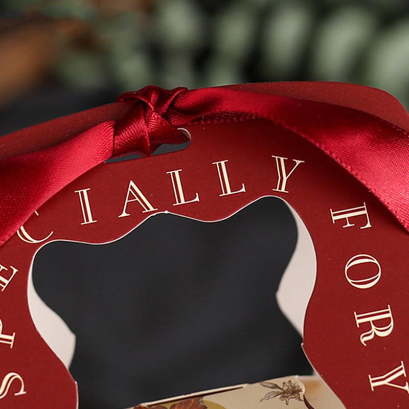 10Pcs Packaging Bags Handheld Souvenir Boxes Wedding Candy Box Portable Silk Ribbon Foldable Paper Birthday