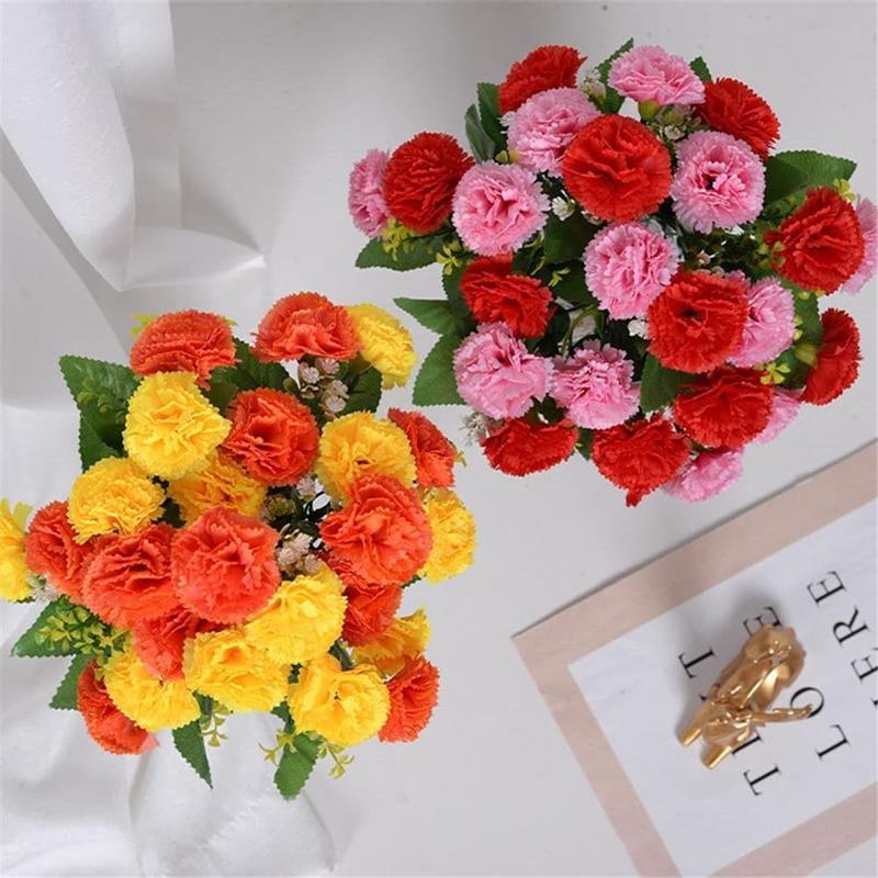 Chrysanthemum Bouquet Artificial Flowers for Vase Decoration Composition 35 Cm - Pink